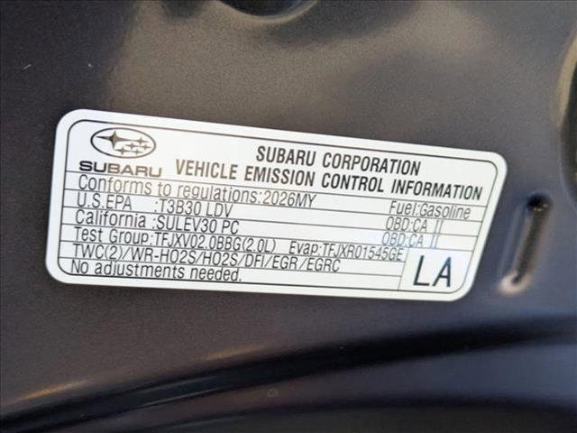 new 2026 Subaru Impreza car, priced at $30,432