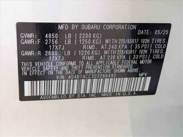 new 2025 Subaru Outback car, priced at $35,365