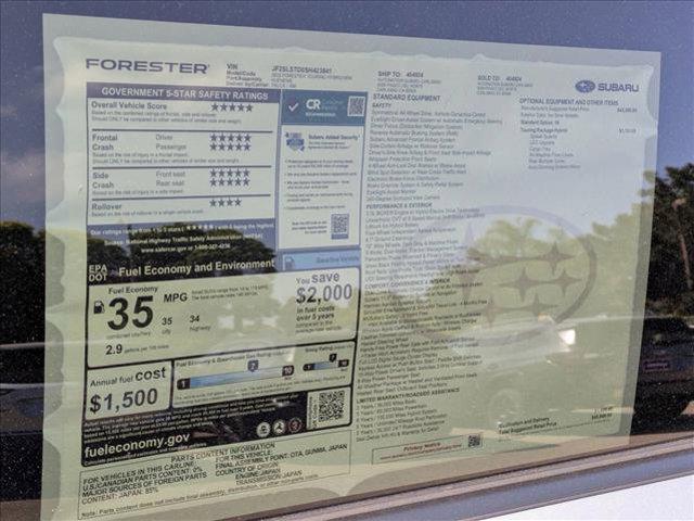 new 2025 Subaru Forester Hybrid car, priced at $42,645