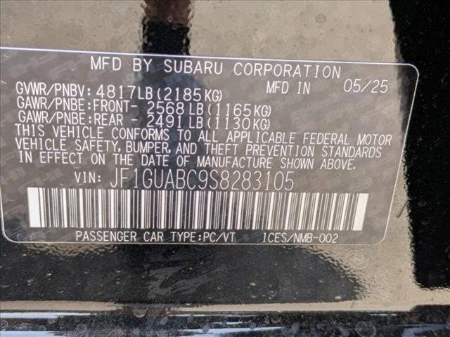 new 2025 Subaru Impreza car, priced at $25,078