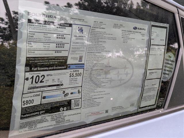 new 2025 Subaru Solterra car, priced at $37,935