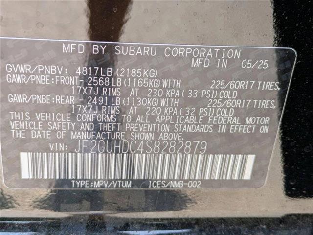 new 2025 Subaru Crosstrek car, priced at $30,593