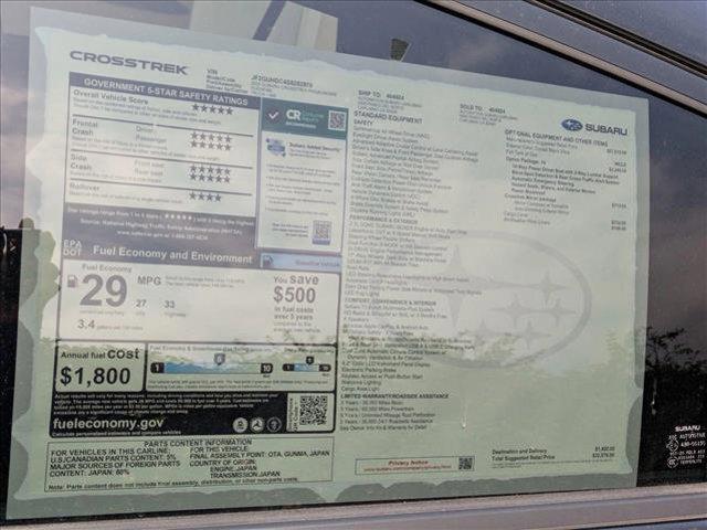 new 2025 Subaru Crosstrek car, priced at $30,593