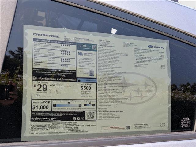 new 2025 Subaru Crosstrek car, priced at $30,427