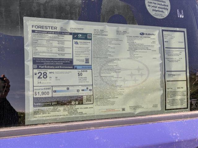 used 2025 Subaru Forester car, priced at $34,987