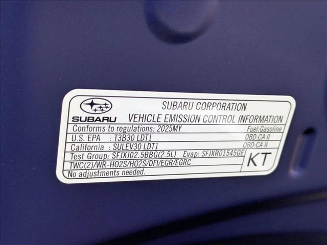 new 2025 Subaru Crosstrek car, priced at $33,700