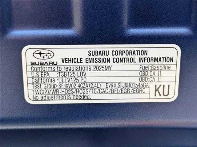 new 2025 Subaru WRX car, priced at $40,014