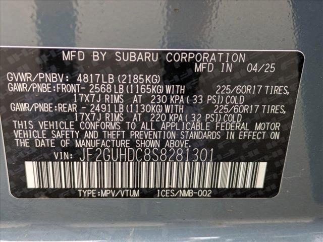 new 2025 Subaru Crosstrek car, priced at $30,968
