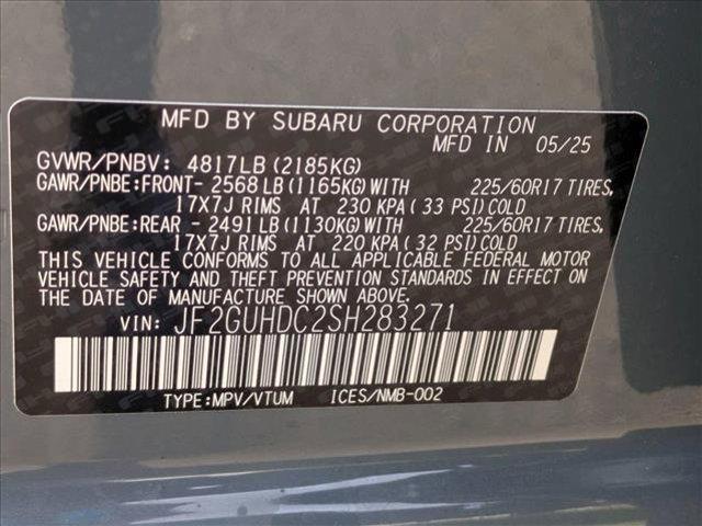 new 2025 Subaru Crosstrek car, priced at $32,971