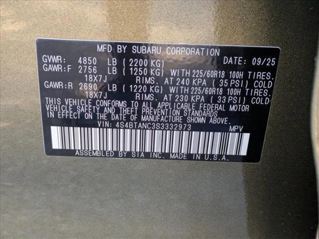 new 2025 Subaru Outback car, priced at $42,379