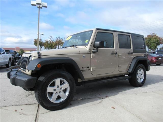 used 2016 Jeep Wrangler Unlimited car, priced at $20,995