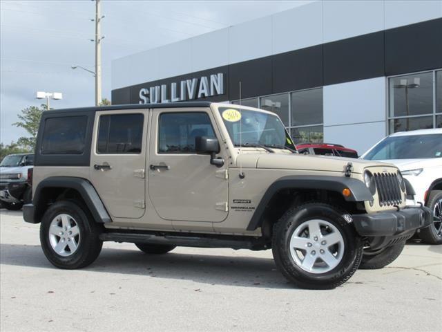 used 2016 Jeep Wrangler Unlimited car, priced at $20,995