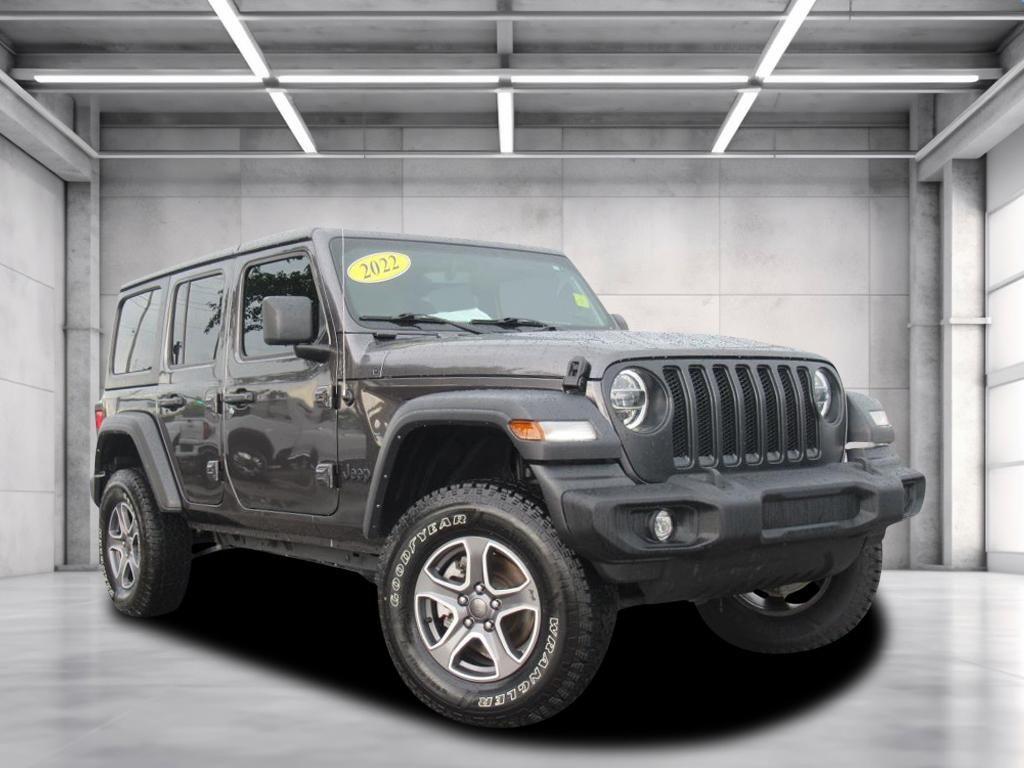 used 2022 Jeep Wrangler Unlimited car, priced at $31,187