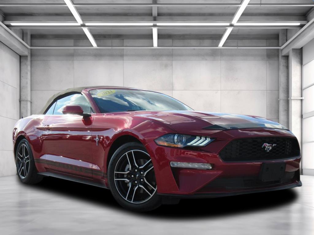 used 2021 Ford Mustang car, priced at $28,595