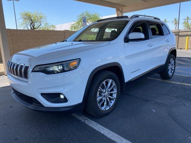 used 2021 Jeep Cherokee car, priced at $19,456