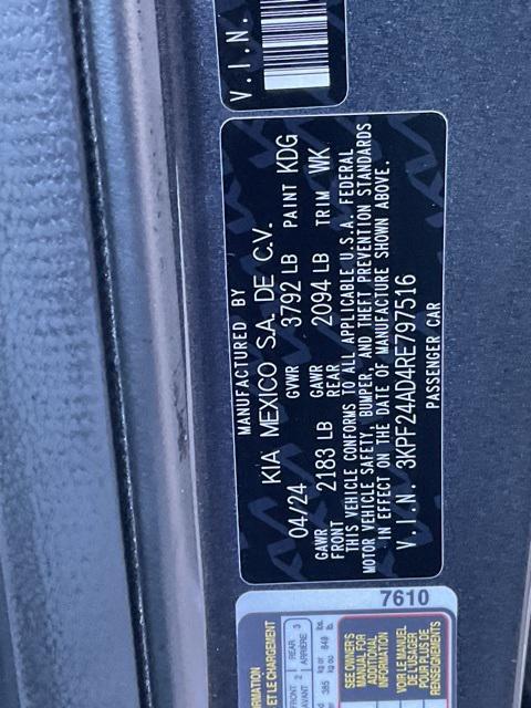 used 2024 Kia Forte car, priced at $15,999