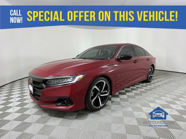 used 2021 Honda Accord car, priced at $21,495