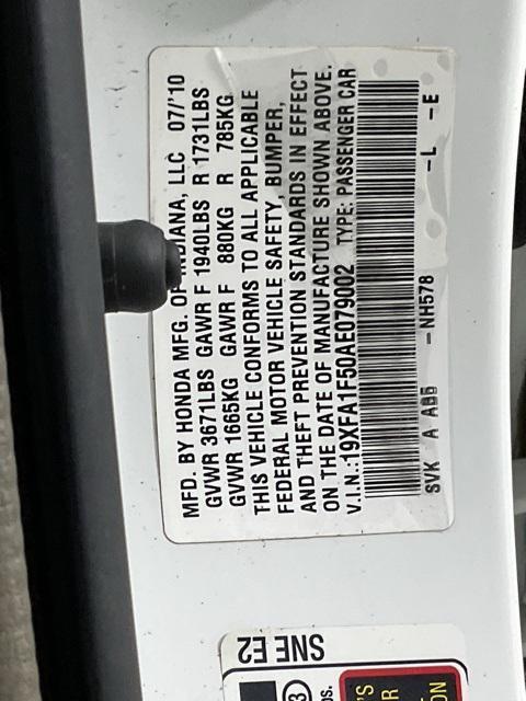 used 2010 Honda Civic car, priced at $4,999