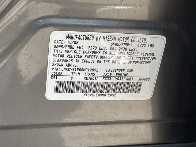 used 2009 INFINITI G37 car, priced at $4,499