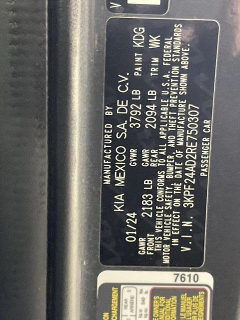 used 2024 Kia Forte car, priced at $14,850