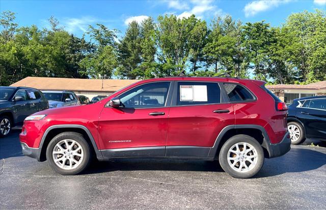 used 2015 Jeep Cherokee car, priced at $12,580