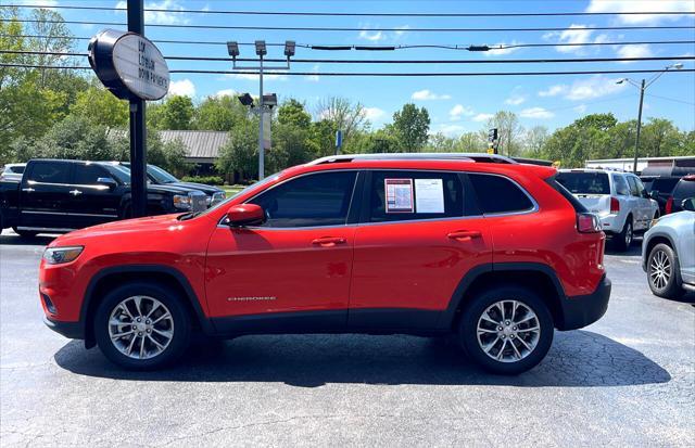 used 2021 Jeep Cherokee car, priced at $23,980