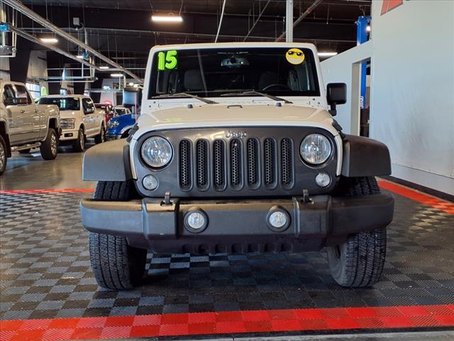 used 2015 Jeep Wrangler Unlimited car, priced at $21,988