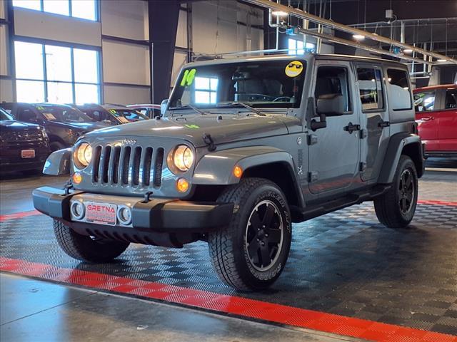 used 2014 Jeep Wrangler Unlimited car, priced at $18,988