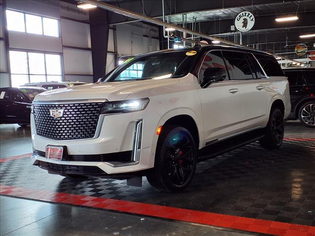 used 2023 Cadillac Escalade ESV car, priced at $74,988