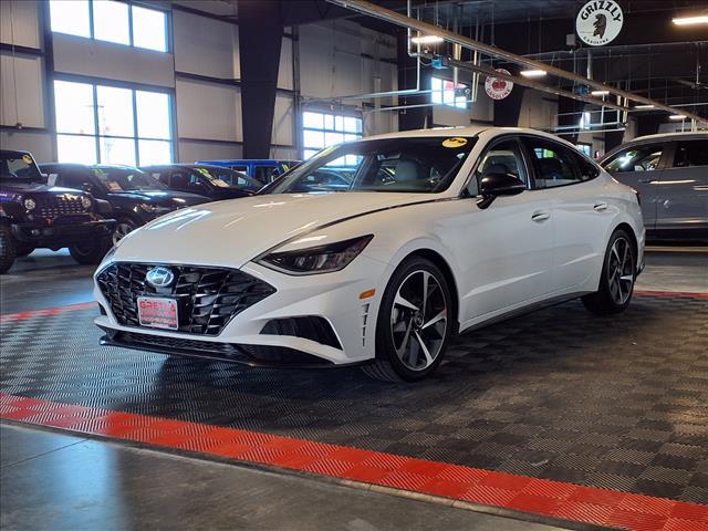 used 2021 Hyundai Sonata car, priced at $16,988