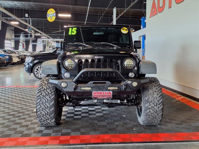 used 2015 Jeep Wrangler Unlimited car, priced at $19,988
