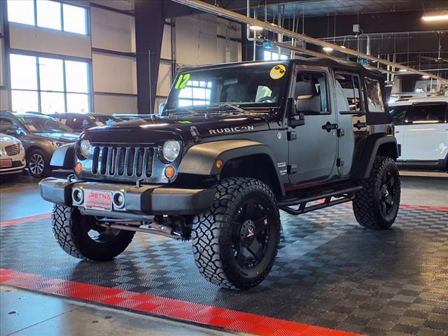 used 2012 Jeep Wrangler Unlimited car, priced at $15,988