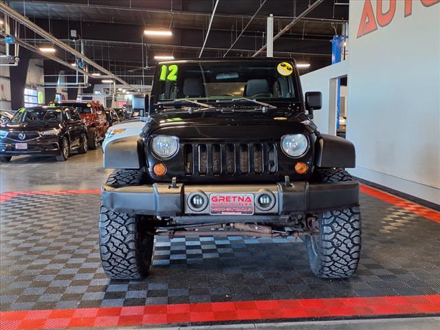 used 2012 Jeep Wrangler Unlimited car, priced at $15,988