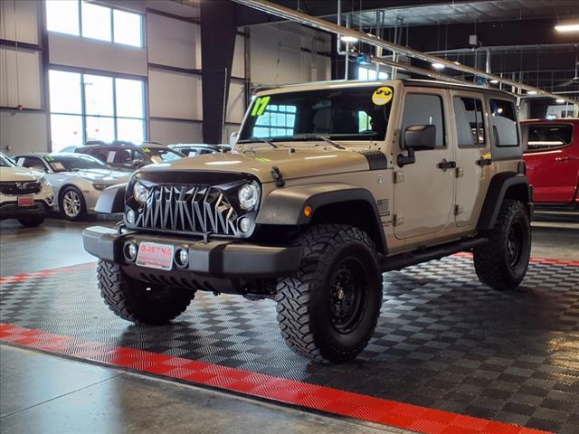 used 2017 Jeep Wrangler Unlimited car, priced at $24,988