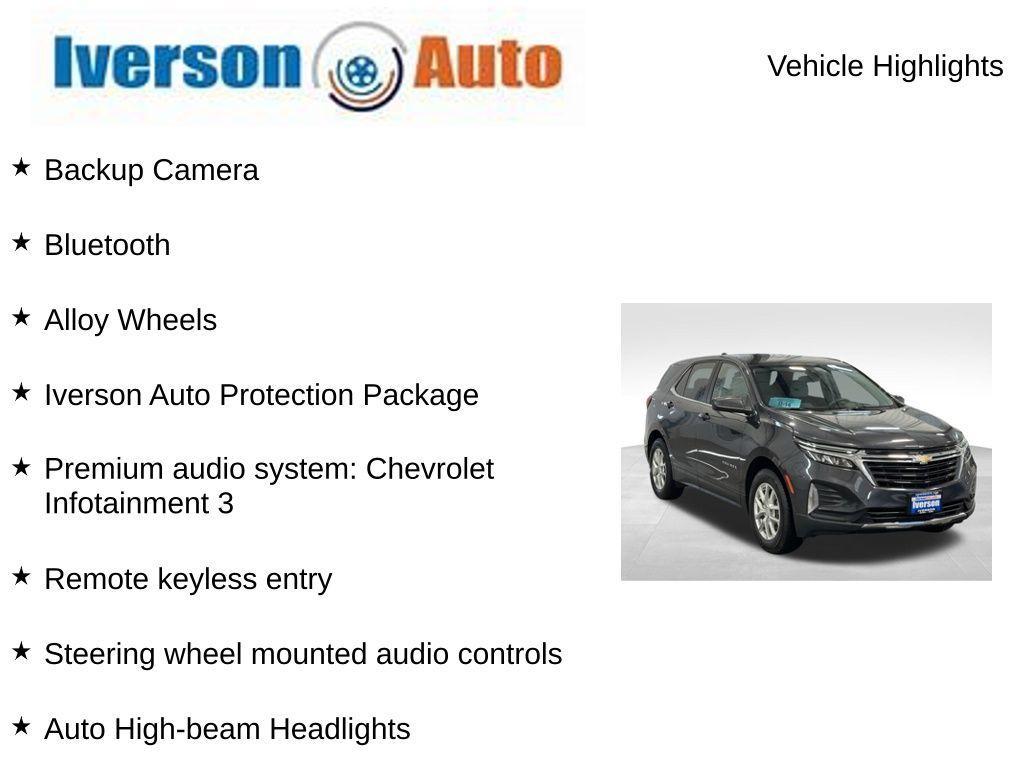 used 2022 Chevrolet Equinox car, priced at $22,595