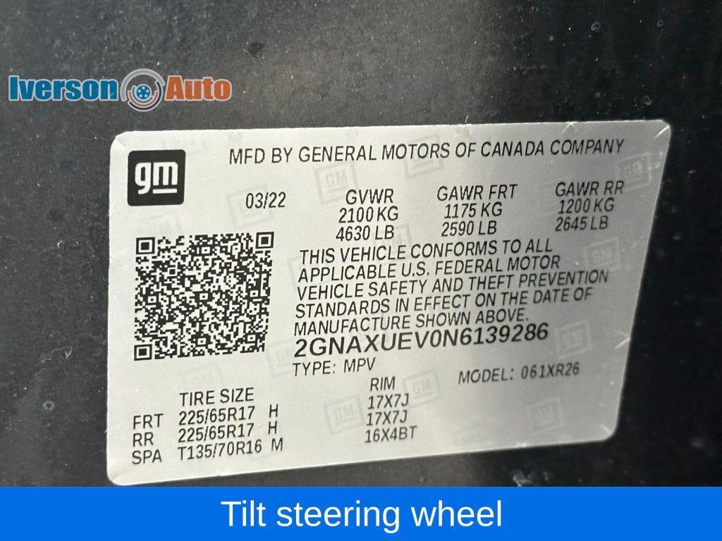 used 2022 Chevrolet Equinox car, priced at $22,595