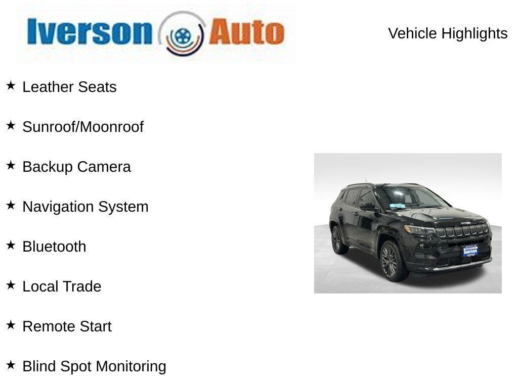 used 2022 Jeep Compass car, priced at $25,995