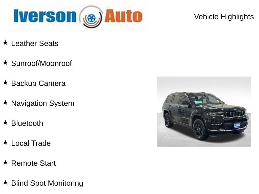 used 2022 Jeep Grand Cherokee L car, priced at $35,295