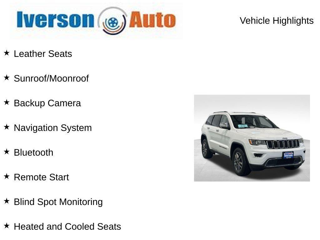 used 2020 Jeep Grand Cherokee car, priced at $13,995