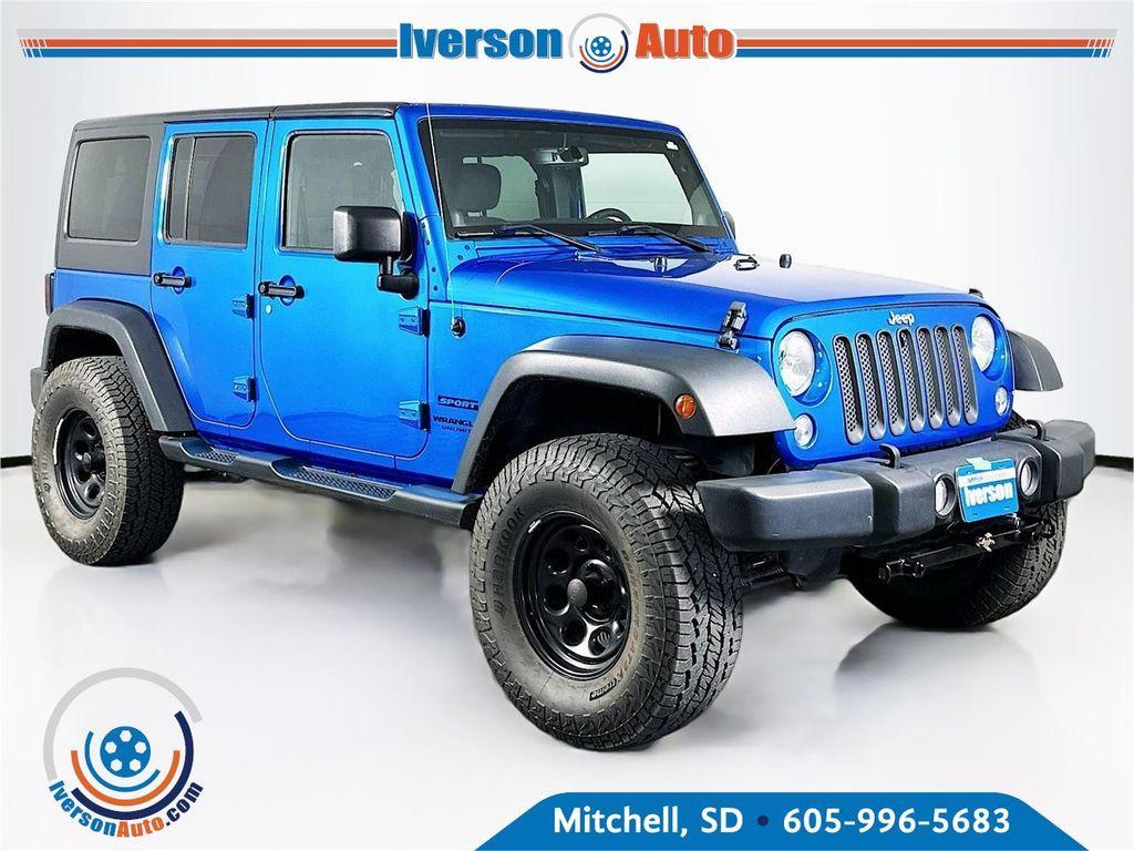 used 2014 Jeep Wrangler Unlimited car, priced at $19,795