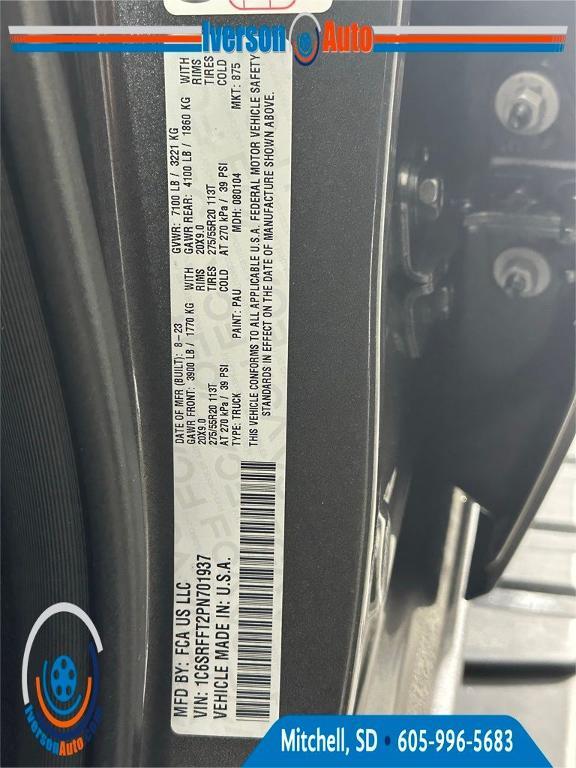 used 2023 Ram 1500 car, priced at $39,995