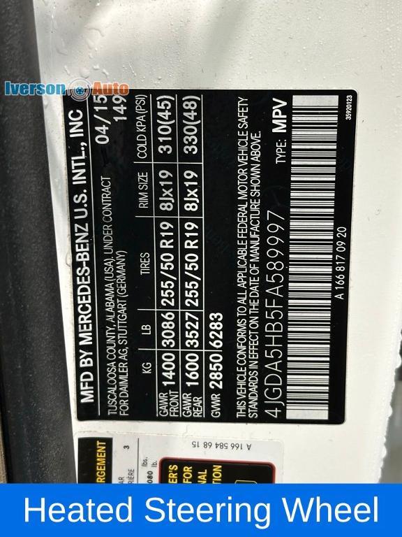 used 2015 Mercedes-Benz M-Class car, priced at $13,995