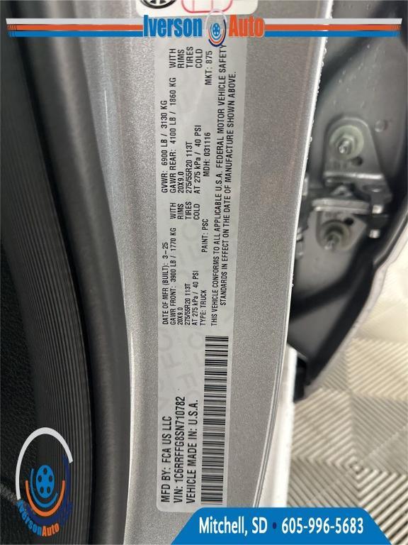 new 2025 Ram 1500 car, priced at $48,658