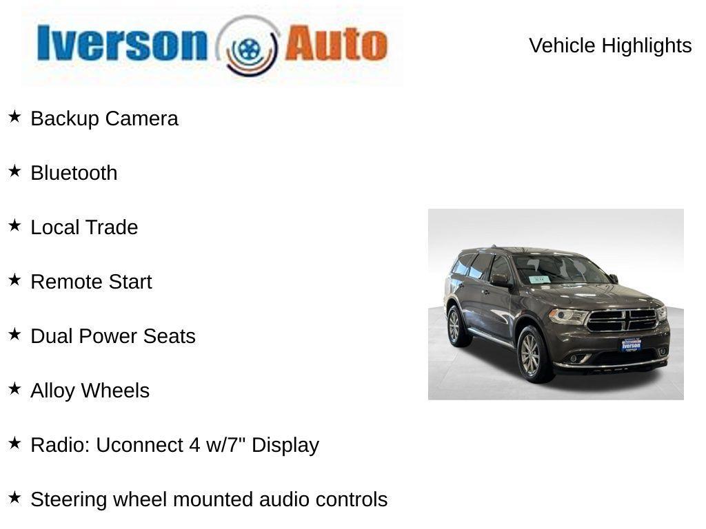 used 2018 Dodge Durango car, priced at $22,995