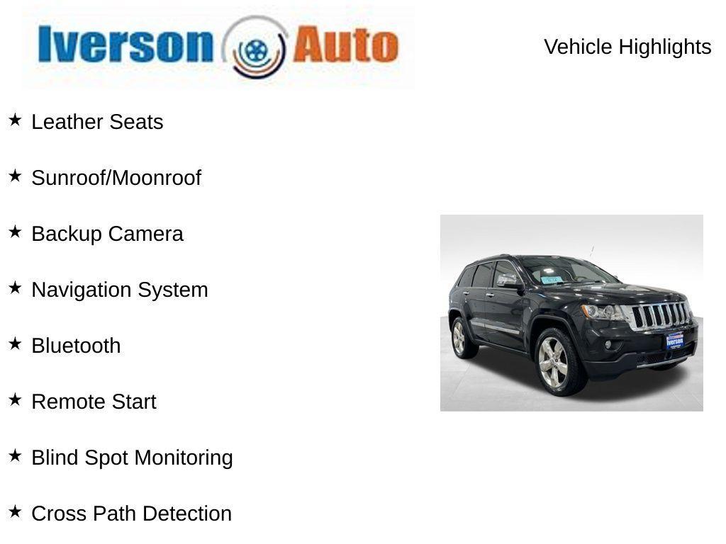 used 2013 Jeep Grand Cherokee car, priced at $12,895