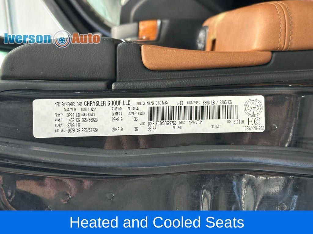 used 2013 Jeep Grand Cherokee car, priced at $12,895