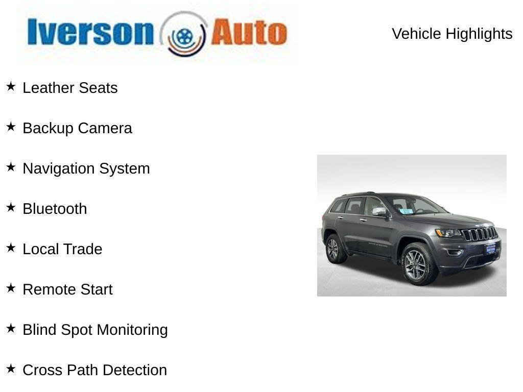used 2019 Jeep Grand Cherokee car, priced at $19,995