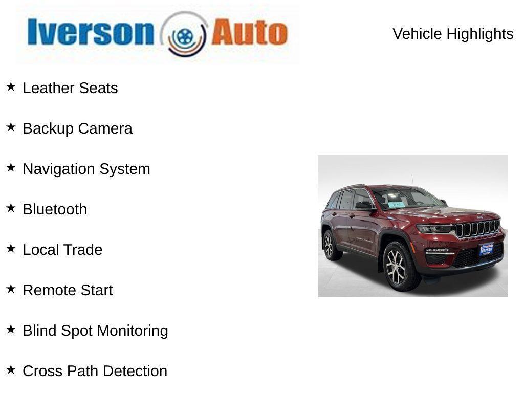 used 2023 Jeep Grand Cherokee car, priced at $36,495