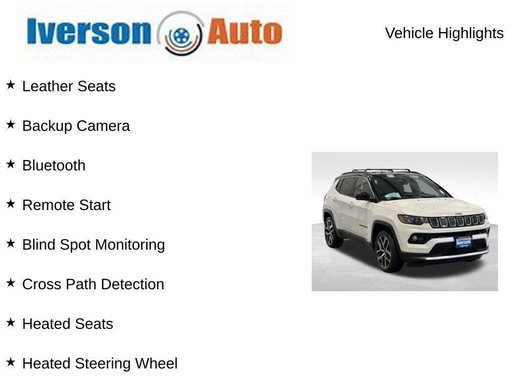 used 2025 Jeep Compass car, priced at $27,995