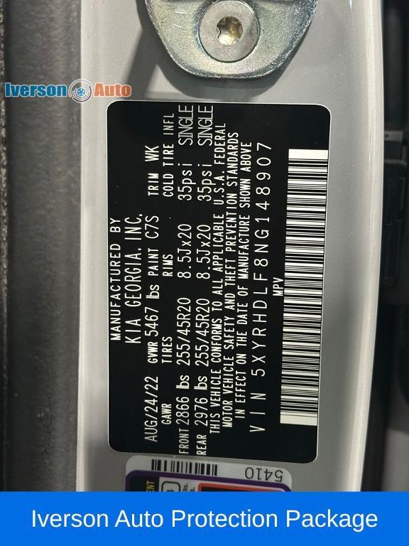 used 2022 Kia Sorento car, priced at $29,325